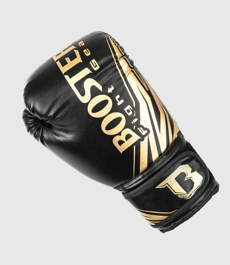 Booster Kickboxing gloves Kids – Black/Gold – Boxing gloves