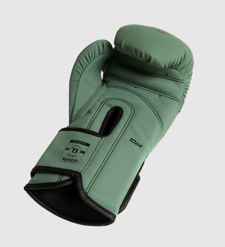 Booster Kickboks Handschoenen Youth Elite Kids - Kaki/Zwart - Boxing gloves