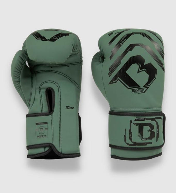 Booster Elite Kids Boxing Gloves – Khaki/Black