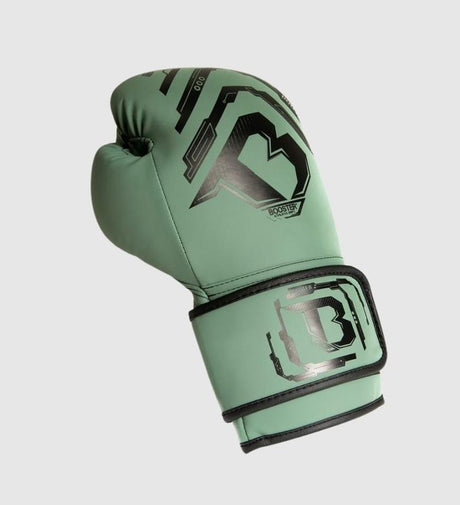 Booster Kickboks Handschoenen Youth Elite Kids - Kaki/Zwart - Boxing gloves