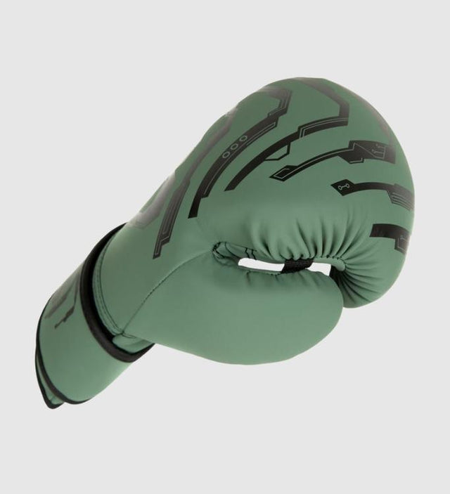 Booster Kickboks Handschoenen Youth Elite Kids - Kaki/Zwart - (Kick)Bokshandschoenen
