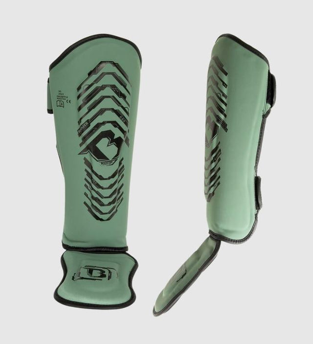 Booster Shin guards Kids Elite V2 – Khaki/Black – Shin guards
