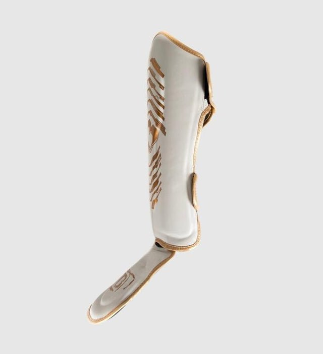Booster Shin guards Kids Elite V2 - White/Gold - Shin guards