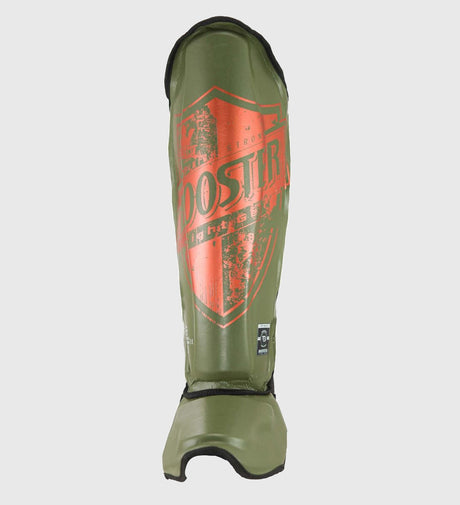 Booster Shin guards Pro Shield – Green/Orange – Shin guards