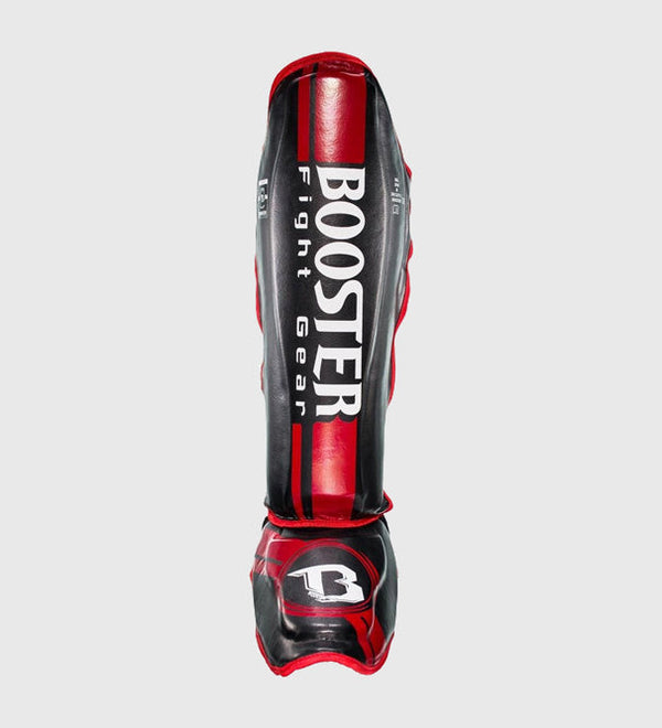 Booster Kickboxing Shinguards V3 - Black/Red