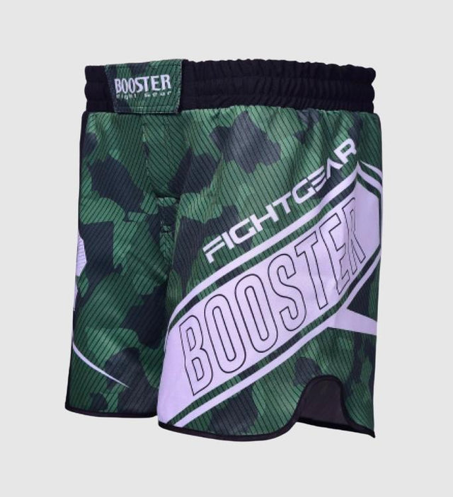 Booster MMA Shorts B Force 3 – Black/Green/White