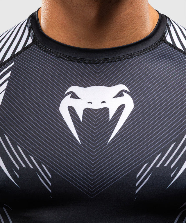 Venum Rashguard No-Gi 6.0 Korte Mouwen - Zwart/Wit