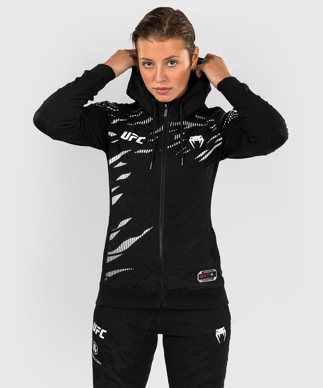 Felpa Venum UFC Fusion da donna Authentic Fight - Nero