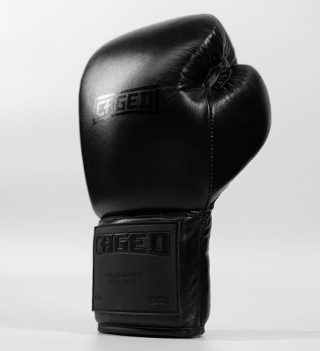 Caged Boxing gloves 'X Series' Laces – Black/Black – Boxing gloves
