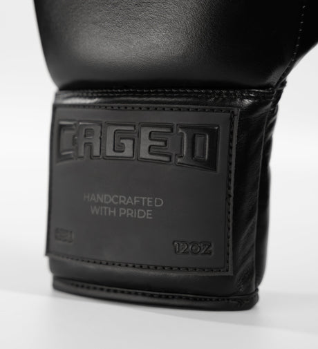 Caged Boxing gloves 'X Series' Laces – Black/Black – Boxing gloves