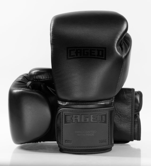 Caged Boxing gloves 'X' Series - Black/Black - Boxing gloves