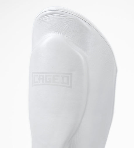 Caged Kickboxing Shin guards 'X' Series – White/White – Shin guards