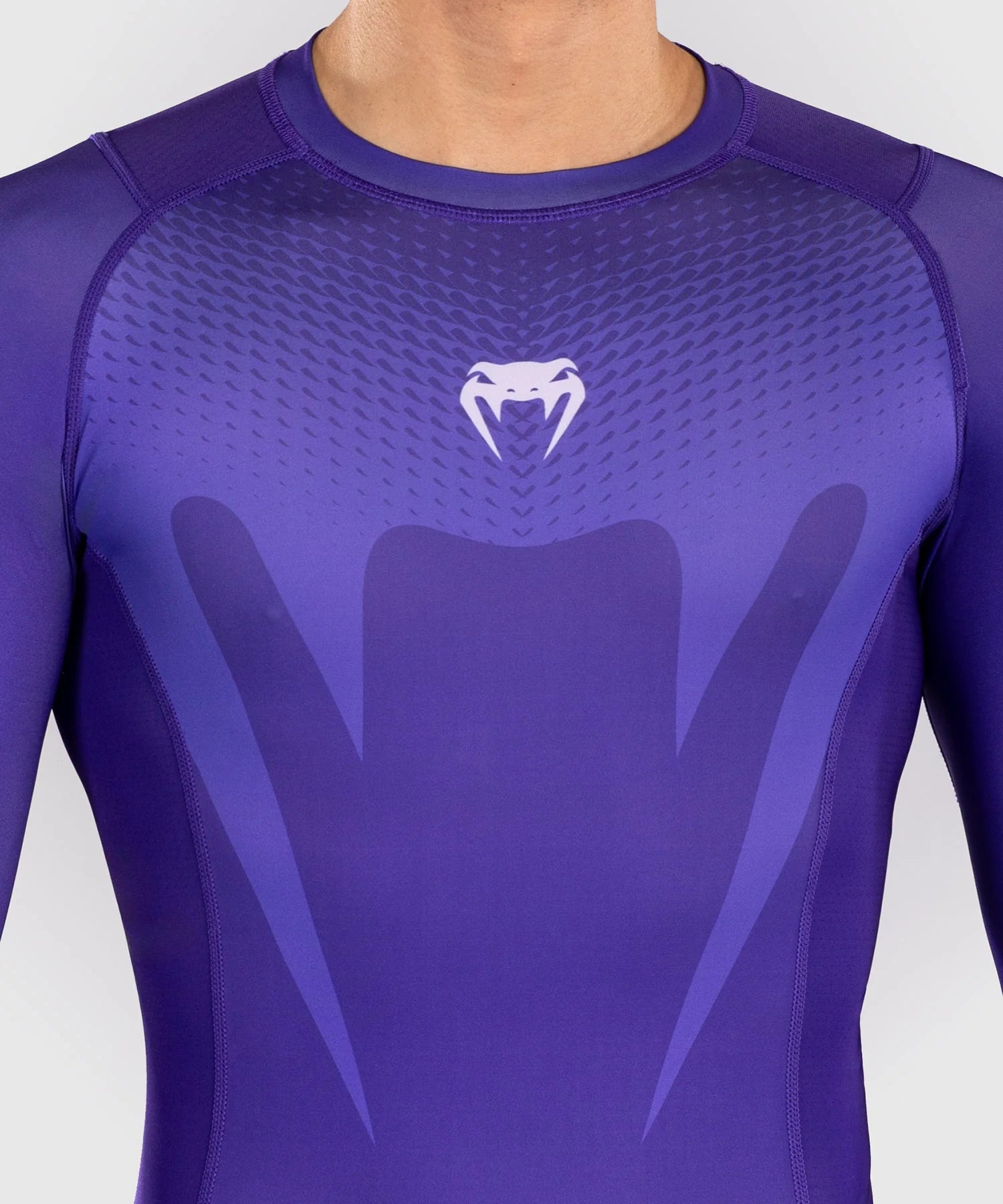 Venum No Gi Long Sleeve Rashguard - Purple