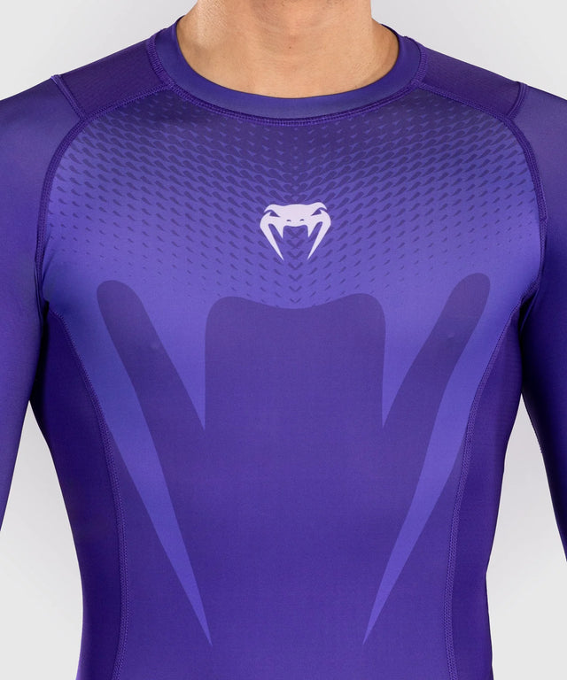 Venum No Gi Long Sleeve Rashguard - Purple