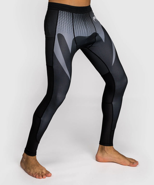 Spodnie spats Venum No Gi – Czarne/Srebrne