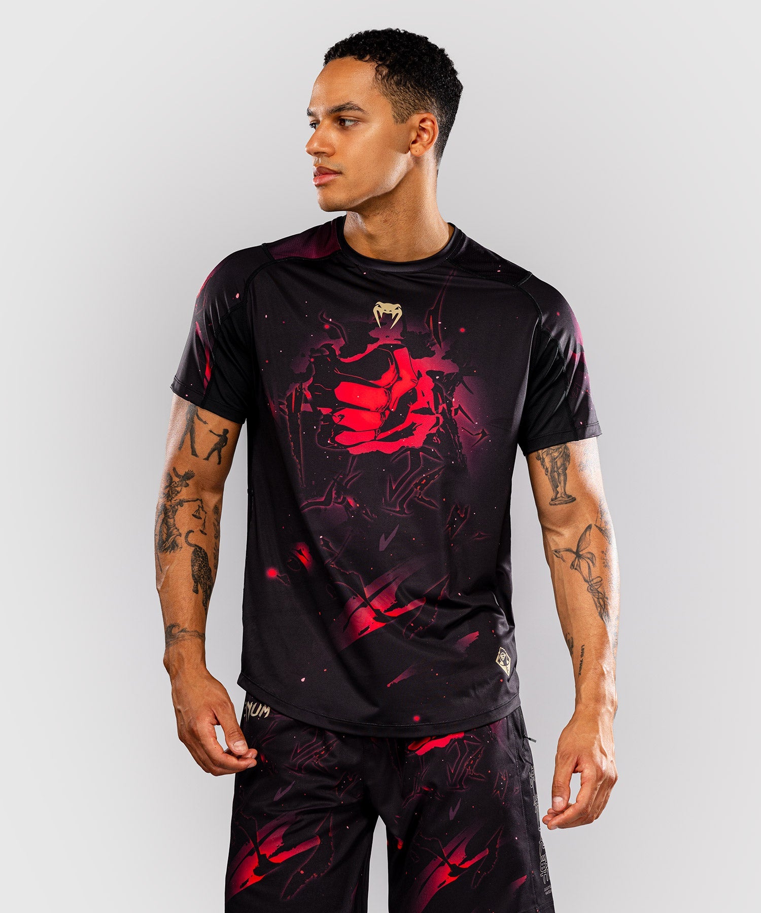Venum T-Shirt Itadori Dry Tech - Zwart/Rood