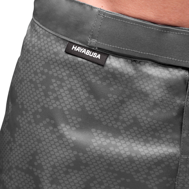 Hayabusa MMA Shorts Hex Mid-Thigh – Grey