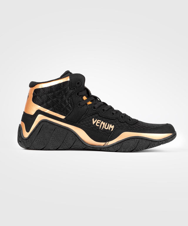 Venum Elite Wrestling shoes – Black/Bronze
