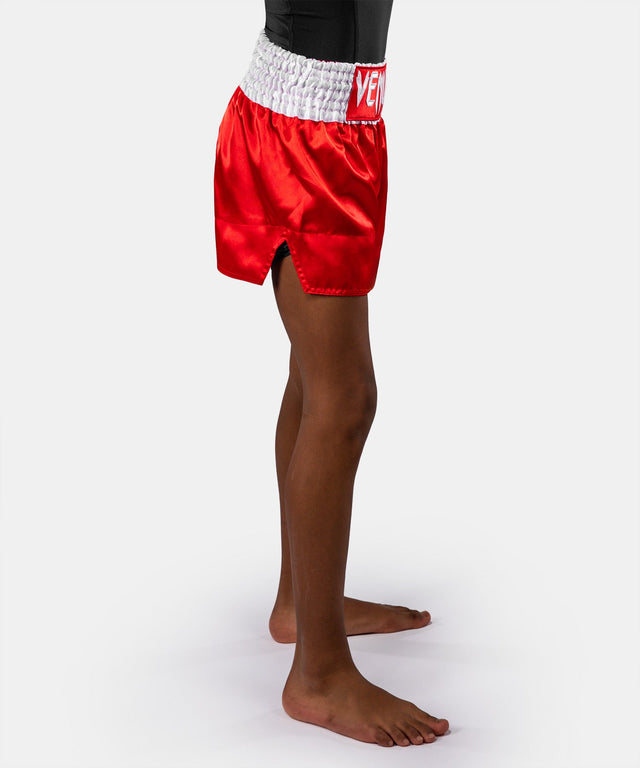 Venum Muay Thai Shorts Classic Kids – Fire Red
