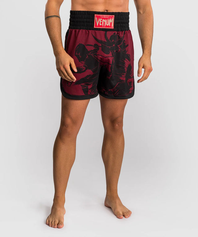 Venum x Assassin's Creed Shadows Boxing Shorts - Burgundy/Black