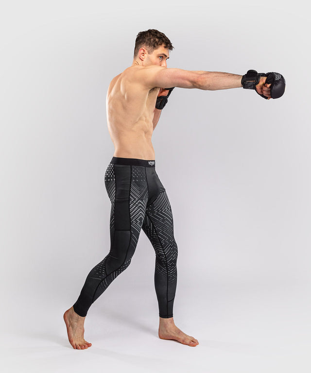 Venum Compression shorts & spats Midnight Fury – Black/Grey/Silver