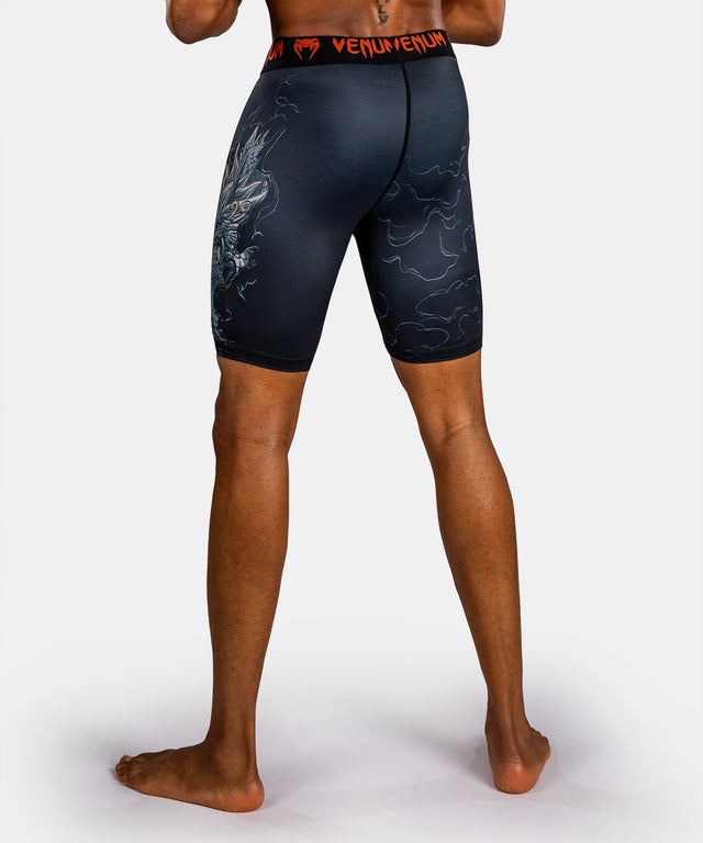 Venum Compression shorts & spats Thunder Dragon – Black/Grey/Copper