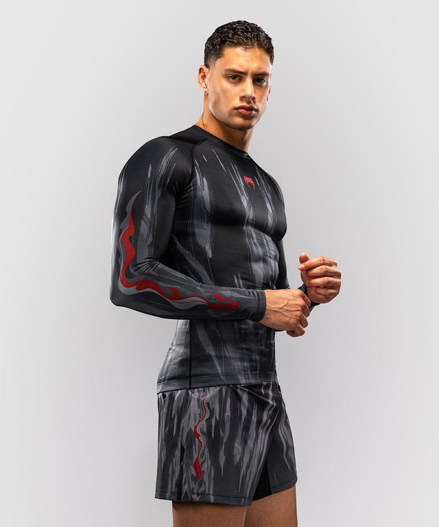 Venum Rashguard Demon Long Sleeves – Black/Grey