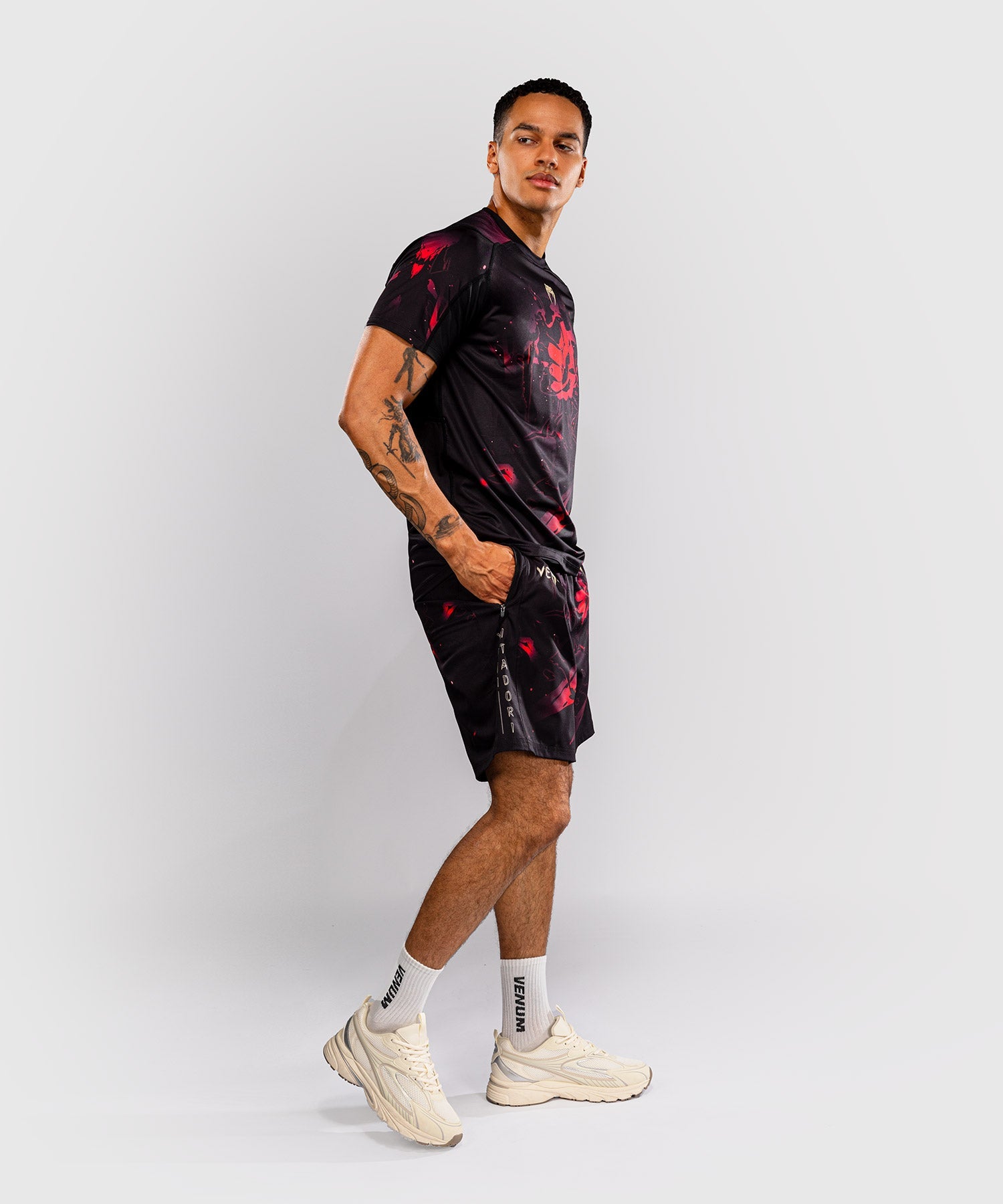 Venum T-Shirt Itadori Dry Tech - Zwart/Rood