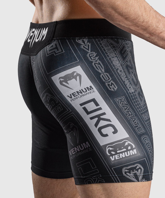 Venum Compression Shorts Karate Combat – Black/Grey
