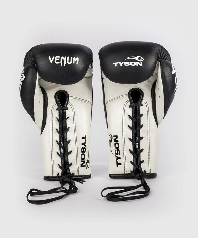 Venum x Mike Tyson Boxing gloves Giant 2.0 Pro with lace closure – Black/White