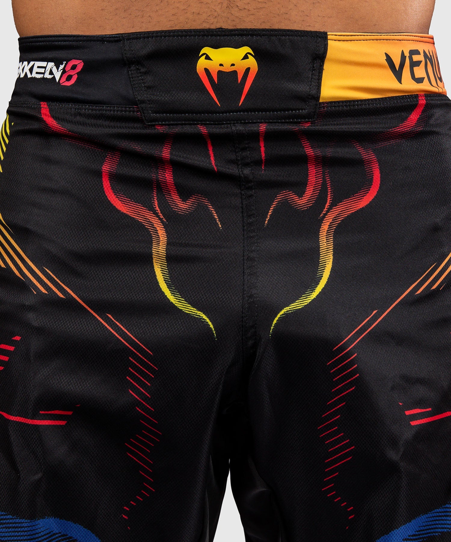 Venum MMA Shorts x TEKKEN 8 Yoshimitsu – Black/Orange