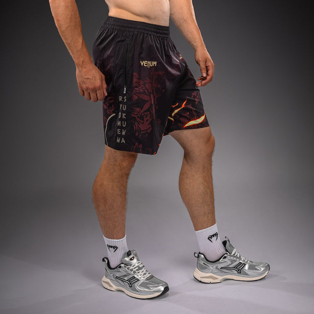 Venum Training shorts Sukuna – Black/Light beige