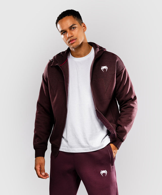 Chaqueta de entrenamiento Venum Attack Fleece & Weave – Burdeos