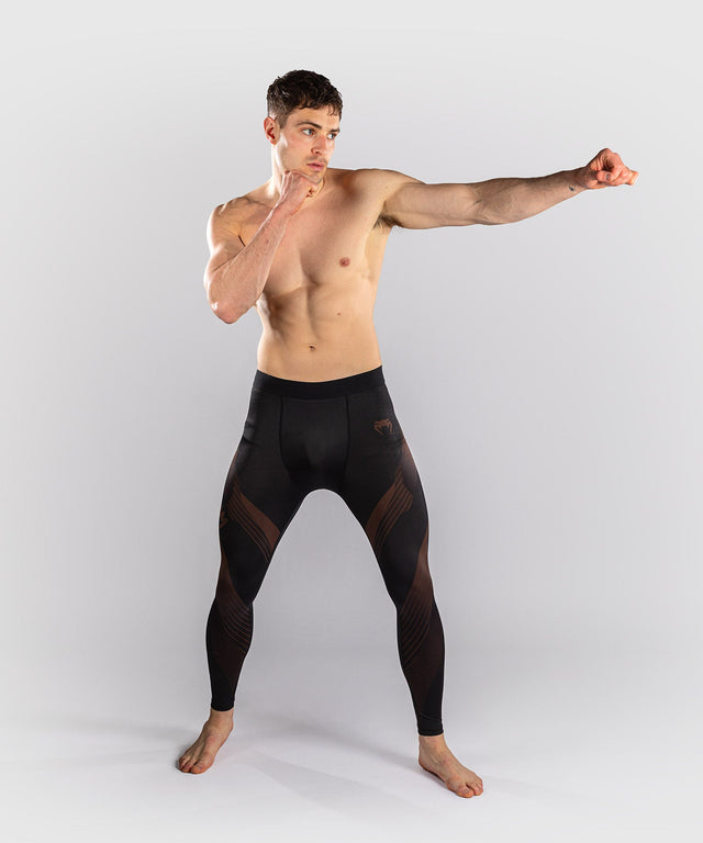 Venum Compression Shorts No-Gi 6.0 – Black/Brown