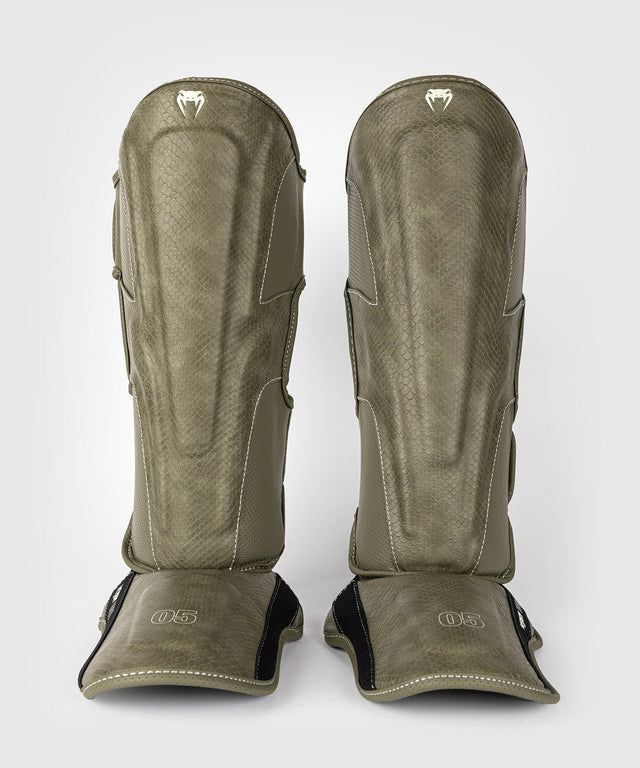 Venum Shin Guards Impact Evo Scales – Army Green