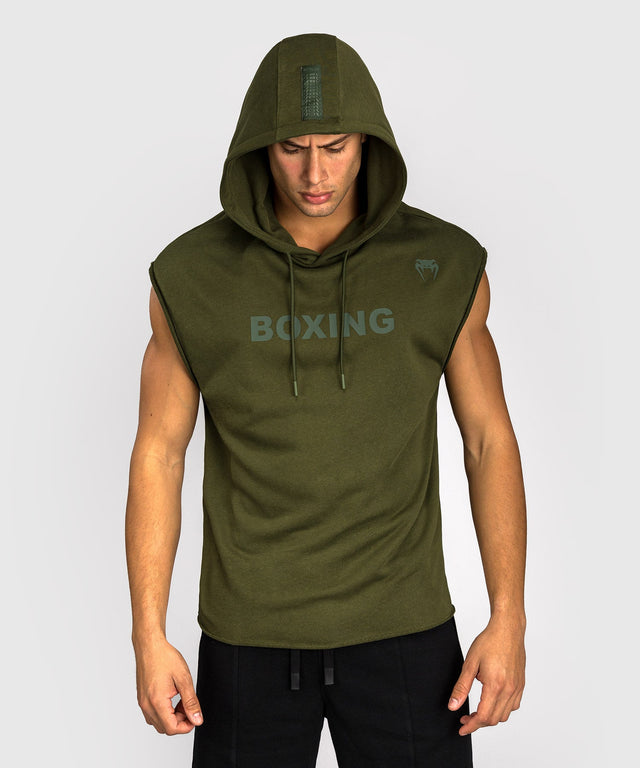 Venum Sleeveless Hoodie Boxing VT – Military Green
