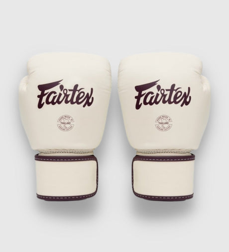 Fairtex Boxing gloves BGV16 – Cream White – Boxing gloves