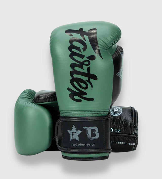 Fairtex Boxing gloves FXB V2 - Khaki Green/Black - Boxing gloves