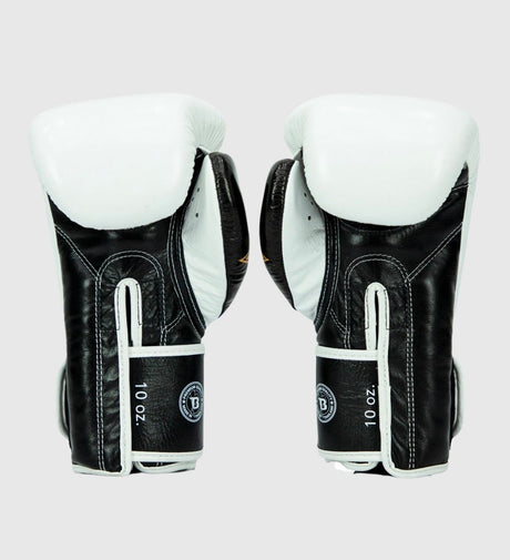 Fairtex Boxing gloves FXB V2 - White/Black/Gold - Boxing gloves