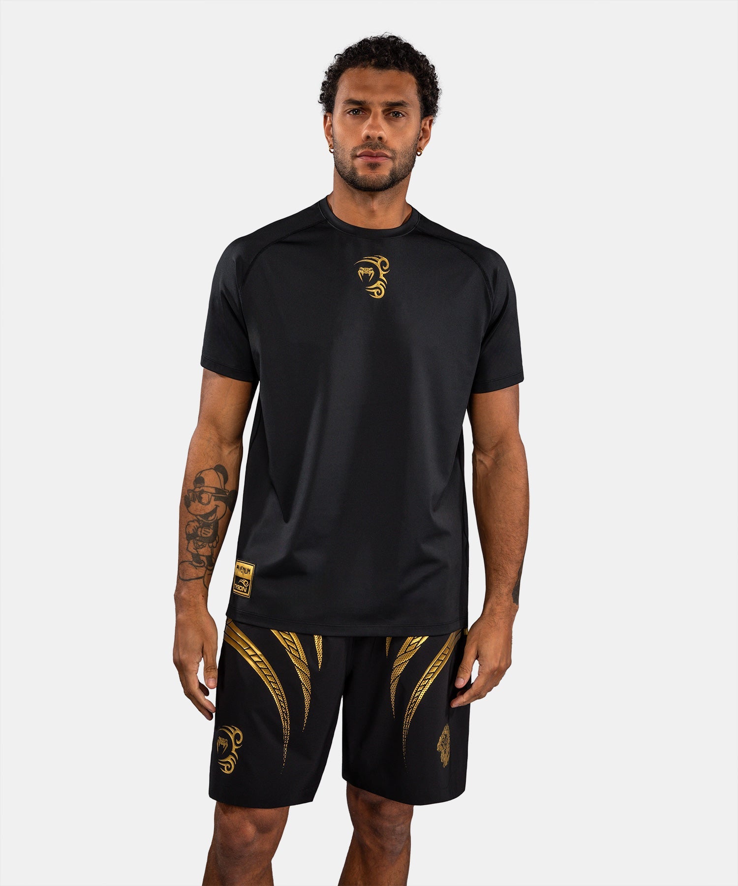 Venum x Mike Tyson T-Shirt Tiger Dry Tech T-shirt - Zwart/Goud