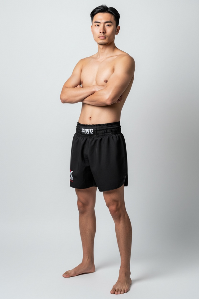 King Pro Boxing MMA Shorts Stormking Basic – Black