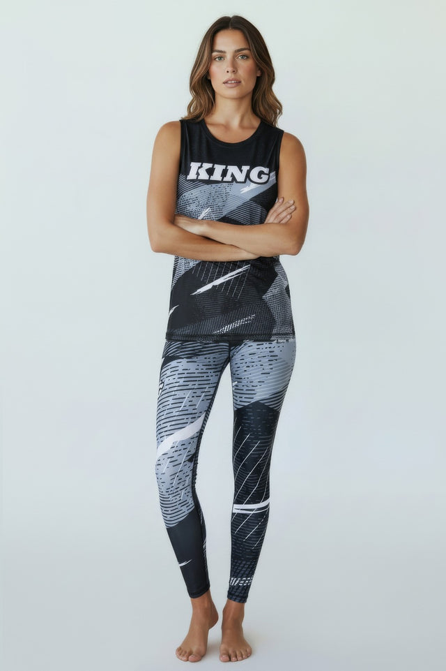 King Pro Boxing Compression Shorts Shadow Women's – Black