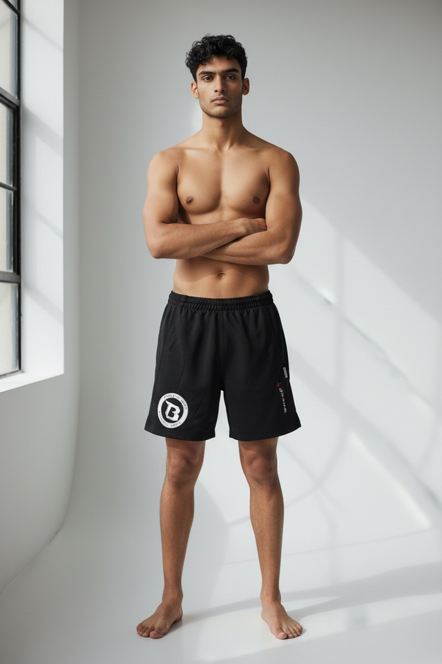 Booster MMA Shorts X Sweep – Black