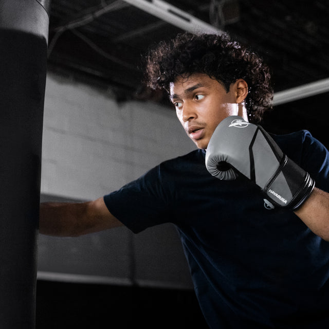 Hayabusa Boxing Gloves E1 Kids – Grey/Black