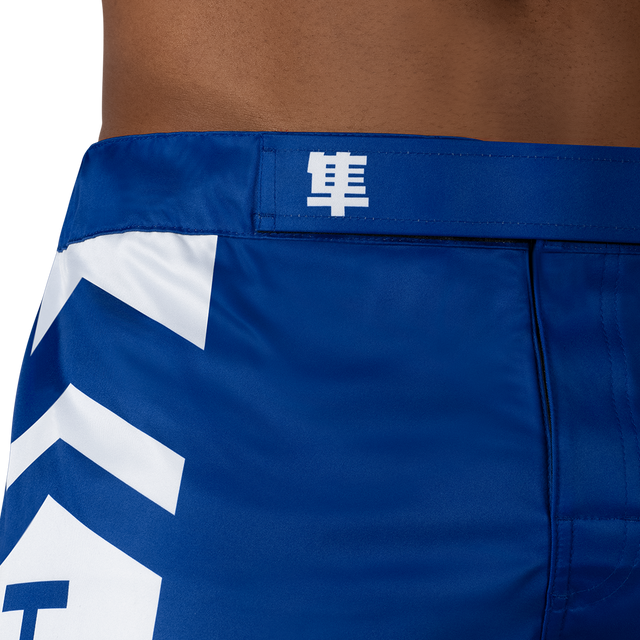 Hayabusa MMA Shorts Icon Long - Blue/White