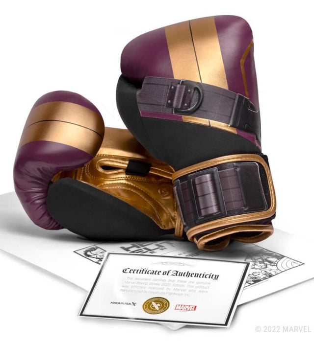 Hayabusa Boxing gloves Batroc - Purple/Gold/Black - Boxing gloves