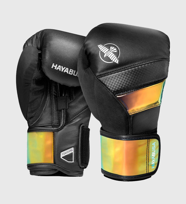 Hayabusa Boxing gloves T3 - Black/Fluo Gold - Boxing gloves