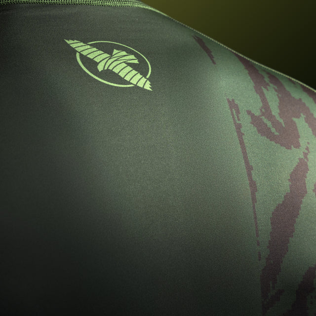 Hayabusa Apex Long-Sleeve Rash Guard - Tactical Green