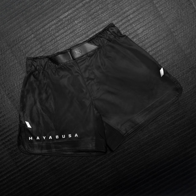 Hayabusa MMA Shorts Apex Mid – Carbon Black
