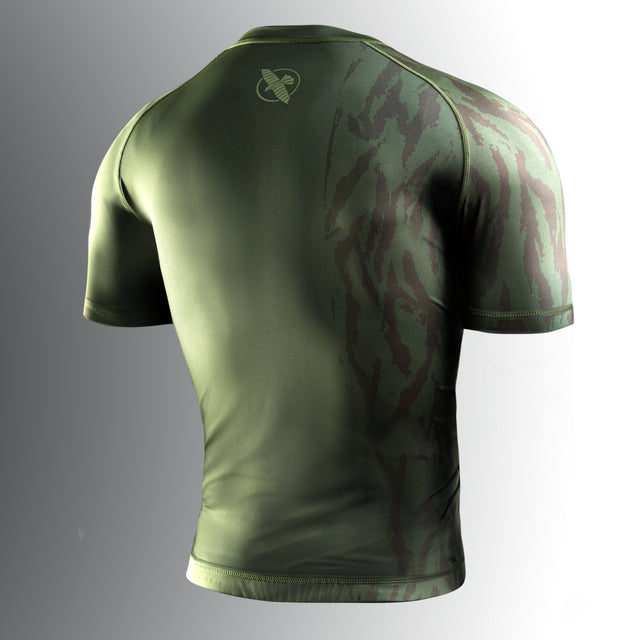 Hayabusa Apex Short-Sleeve Rash Guard - Tactical Green